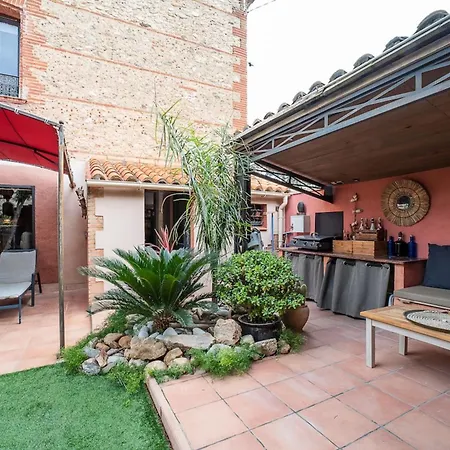 Charming House With Intimate Garden & Plunge Pool Sleeps 6 Feriehus Saleilles
