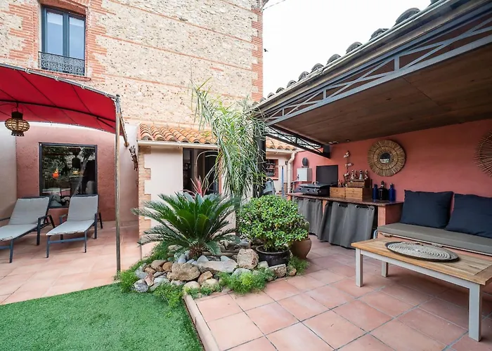 Charming House With Intimate Garden & Plunge Pool Sleeps 6 Nyaraló Saleilles