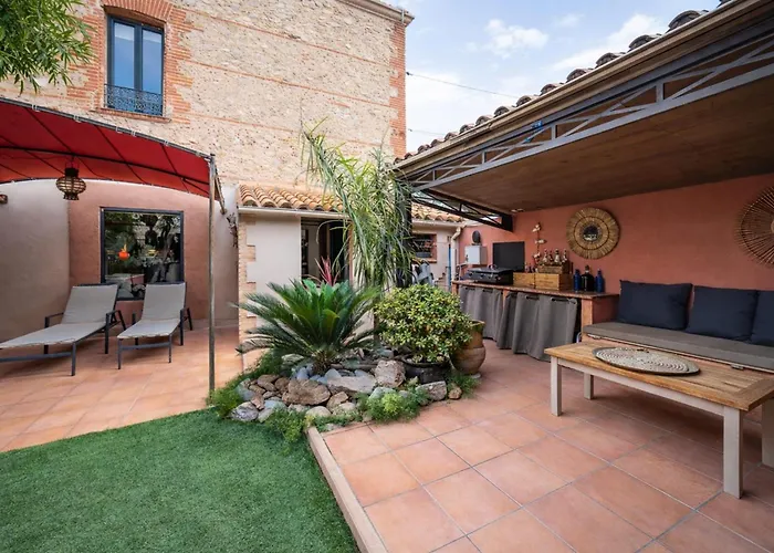 Charming House With Intimate Garden & Plunge Pool Sleeps 6 Saleilles